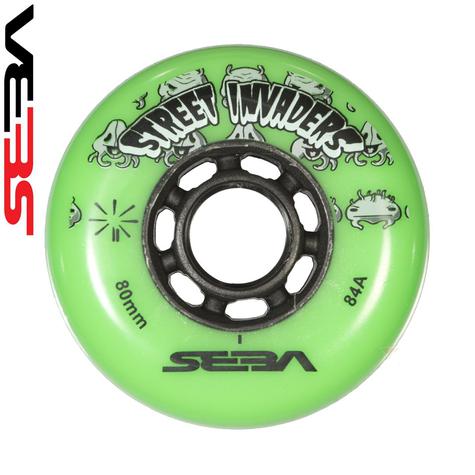 Seba Street Invader Wheels - Green Per Wheel